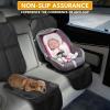imageEcoNour 2 Pack Car Seat Protector for Child Car Seat  600D Fabric NonSlip Waterproof Car Seat Cover Mat with Thick Padding  Carseat Cover for Baby Car Seat2Pack