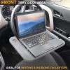 imageEcoNour 2 in 1 Car Steering Wheel Desk  Lap Desk for Convenient Working  Bamboo Trays for Eating  Interior Accessories for Truck Drivers  Lightweight Wooden Tray with Easy StorageGray