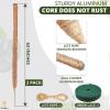 imageEcoNour 28quot 2 Pack Moss Pole  Moss Pole Monstera Plant Support  Plant Sticks for Indoor Climbing Plants  Support for Potted Plants Like Pothos Philodendrons and More63 Inches  2 PCS