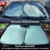 imageEcoNour 2Piece Foldable Spring RV Windshield Sunshade Reflective 240T Polyster for RVs Trucks Motorhomes Bus Side Window XXLarge Each 415 in x 50 inSmall