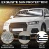 imageEcoNour Accordion Car Windshield Sun Shade  Car Sun Visor to Protect Harmful UV Rays  Foldable Automotive Windshield Sunshades  Window Sun Blocker to Keep Your Vehicle Cool ampamp Comfort  58quot x 28quotBlack  White