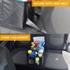 imageEcoNour Car Seat Organizer for Front and Back Seats  Console Storage Box for Kids Accessories  Foldable Design for Easy Carry Handle  8 Auto storage compartment