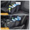 imageEcoNour Car Seat Organizer for Front and Back Seats  Console Storage Box for Kids Accessories  Foldable Design for Easy Carry Handle  8 Auto storage compartment