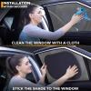 imageEcoNour Car Window Shades for Baby 4 Pack  Protects Baby from Window Sun ampamp Heat  Sun Shade Side Windows for Kids  Automotive Sun Protection from UV  Child Safety Accessories  Medium  20quotx12quot2 Transparent