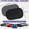 imageEcoNour Car Window Shades for Baby 4 Pack  Protects Baby from Window Sun ampamp Heat  Sun Shade Side Windows for Kids  Automotive Sun Protection from UV  Child Safety Accessories  Medium  20quotx12quot2 Transparent
