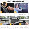 imageEcoNour Car Window Shades for Windows 2 Pack  Shade Automotive Interior Sun Protection Large Offers Complete from UV Rays and Glare 18quot x 20quotMedium 4Pack