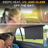 imageEcoNour Car Window Shades for Windows 2 Pack  Shade Automotive Interior Sun Protection Large Offers Complete from UV Rays and Glare 18quot x 20quotMedium