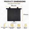 imageEcoNour Car Window Shades for Windows 2 Pack  Shade Automotive Interior Sun Protection Large Offers Complete from UV Rays and Glare 18quot x 20quotMedium 4Pack