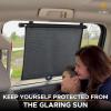 imageEcoNour Car Window Shades for Windows 2 Pack  Shade Automotive Interior Sun Protection Large Offers Complete from UV Rays and Glare 18quot x 20quotMedium 4Pack
