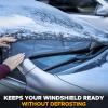 imageEcoNour Car Windshield Cover for Ice and Snow  Windshield Cover 600D Polyester Car Snow Cover Water Heat ampamp SagProof Car Windshield Snow Cover Winter Windshield Covers Standard 69quotx42quotBlue Snow Flakes