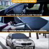 imageEcoNour Car Windshield Cover for Ice and Snow  Windshield Cover 600D Polyester Car Snow Cover Water Heat ampamp SagProof Car Windshield Snow Cover Winter Windshield Covers Standard 69quotx42quotMistletoe