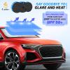 imageEcoNour Car Windshield Sunshade Umbrella  Foldable Car Umbrella Sun Shade Cover  Front Windshield Shade for Heat and UV Rays Protection  240T Polyester Umbrella Sunshade  Large 57quotx35quotLarge