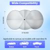 imageEcoNour Car Windshield Sunshade Umbrella  Foldable Car Umbrella Sun Shade Cover  Front Windshield Shade for Heat and UV Rays Protection  240T Polyester Umbrella Sunshade  Large 57quotx35quotLarge
