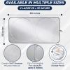 imageEcoNour Jeep Windshield Sunshade  Sun Visor for UV Rays ampamp Heat Protection  Suitable for Wrangler Gladiator  Jeep Accessories for Wrangler  XSmall  60x21 InchesXLarge