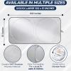 imageEcoNour Jeep Windshield Sunshade  Sun Visor for UV Rays ampamp Heat Protection  Suitable for Wrangler Gladiator  Jeep Accessories for Wrangler  XSmall  60x21 InchesXXXXXLarge