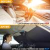 imageEcoNour Jeep Windshield Sunshade  Sun Visor for UV Rays ampamp Heat Protection  Suitable for Wrangler Gladiator  Jeep Accessories for Wrangler  XSmall  60x21 InchesLarge