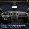 imageEcoNour Jeep Windshield Sunshade  Sun Visor for UV Rays ampamp Heat Protection  Suitable for Wrangler Gladiator  Jeep Accessories for Wrangler  XSmall  60x21 InchesXLarge