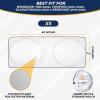 imageEcoNour Jeep Windshield Sunshade  Sun Visor for UV Rays ampamp Heat Protection  Suitable for Wrangler Gladiator  Jeep Accessories for Wrangler  XSmall  60x21 InchesXSmall