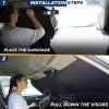 imageEcoNour Jeep Windshield Sunshade  Sun Visor for UV Rays ampamp Heat Protection  Suitable for Wrangler Gladiator  Jeep Accessories for Wrangler  XSmall  60x21 InchesXXXXXLarge
