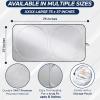 imageEcoNour Jeep Windshield Sunshade  Sun Visor for UV Rays ampamp Heat Protection  Suitable for Wrangler Gladiator  Jeep Accessories for Wrangler  XSmall  60x21 InchesXXXXLarge