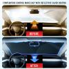 imageEcoNour Jeep Windshield Sunshade  Sun Visor for UV Rays ampamp Heat Protection  Suitable for Wrangler Gladiator  Jeep Accessories for Wrangler  XSmall  60x21 InchesXXLarge