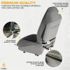 imageEcoNour Sweat Towel Car Seat Cover with Belt Shoulder Pad  Washable Car Seat Protector from Sweat Food Dirt Gym Swimming Workout  Waterproof Universal Seat Cover for Car Truck Van ampamp SUVGrey