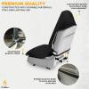 imageEcoNour Sweat Towel Car Seat Cover with Belt Shoulder Pad  Washable Car Seat Protector from Sweat Food Dirt Gym Swimming Workout  Waterproof Universal Seat Cover for Car Truck Van ampamp SUVBlack