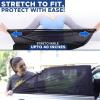 imageEcoNour Window Shades for Side Windows Pack of 2  Sun Shade for Car Heat and UV Protection  Adjustable Elastic Fabric Baby Car Shade  Rear Side Window Sun Shade Accessories Large 40quotx25quotXLarge