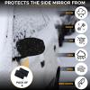 imageEcoNour Windshield Cover for Ice and Snow with Side Mirror Covers 2Pack  Waterproof Windshield Snow Cover for Winter Protection  Universal Fit for Cars SUVs Trucks