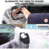 imageEcoNour Windshield Cover for Ice and Snow with Side Mirror Covers 2Pack  Waterproof Windshield Snow Cover for Winter Protection  Universal Fit for Cars SUVs Trucks