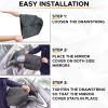 imageEcoNour Windshield Cover for Ice and Snow with Side Mirror Covers 2Pack  Waterproof Windshield Snow Cover for Winter Protection  Universal Fit for Cars SUVs Trucks