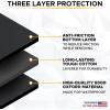 imageEcoNour Windshield Cover for Ice and Snow with Side Mirror Covers 2Pack  Waterproof Windshield Snow Cover for Winter Protection  Universal Fit for Cars SUVs Trucks