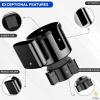 imageEconour Car Cup Holder Expander  Fits with Hydro Flasks Yeti Nalgene ampamp Large Water Bottle 32 40 oz  Phone Holder  Adjustable Automotive cupholder Extender for car with Expandable Base  Black