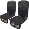 imageEcoNour 2 Pack Car Seat Protector for Child Car Seat  600D Fabric NonSlip Waterproof Car Seat Cover Mat with Thick Padding  Carseat Cover for Baby Car Seat2Pack