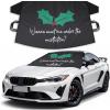 imageEcoNour Car Windshield Cover for Ice and Snow  Windshield Cover 600D Polyester Car Snow Cover Water Heat ampamp SagProof Car Windshield Snow Cover Winter Windshield Covers Standard 69quotx42quotMistletoe