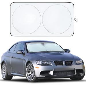 imageEcoNour Jeep Windshield Sunshade  Sun Visor for UV Rays ampamp Heat Protection  Suitable for Wrangler Gladiator  Jeep Accessories for Wrangler  XSmall  60x21 InchesMedium