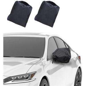 imageEcoNour Windshield Cover for Ice and Snow with Side Mirror Covers 2Pack  Waterproof Windshield Snow Cover for Winter Protection  Universal Fit for Cars SUVs Trucks
