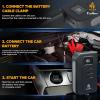 imageEcoNour 1000A Jump Starter with 10000mAh Battery  Safety Features with LED Light  Portable for Cars Trucks SUVs Vans ampamp Diesel Engines  Fast Charging Emergency Power Bank for Devices ampamp VehiclesES10 1000 Amps
