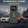 imageEcoNour 1000A Jump Starter with 10000mAh Battery  Safety Features with LED Light  Portable for Cars Trucks SUVs Vans ampamp Diesel Engines  Fast Charging Emergency Power Bank for Devices ampamp VehiclesXS 60 6000 Amps
