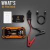 imageEcoNour 1000A Jump Starter with 10000mAh Battery  Safety Features with LED Light  Portable for Cars Trucks SUVs Vans ampamp Diesel Engines  Fast Charging Emergency Power Bank for Devices ampamp VehiclesLS 20 2500 Amps Fast Charging