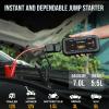 imageEcoNour 1000A Jump Starter with 10000mAh Battery  Safety Features with LED Light  Portable for Cars Trucks SUVs Vans ampamp Diesel Engines  Fast Charging Emergency Power Bank for Devices ampamp VehiclesCS 10 1000 Amps