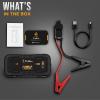 imageEcoNour 1000A Jump Starter with 10000mAh Battery  Safety Features with LED Light  Portable for Cars Trucks SUVs Vans ampamp Diesel Engines  Fast Charging Emergency Power Bank for Devices ampamp VehiclesCS 10 1000 Amps