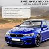 imageEcoNour 240T Windshield Sun Shade Patriotic Design  American Flag ampamp Bald Eagle  UV ampamp Heat Protection for Cars Interior Cool Trucks SUVs  Foldable Reflective Sun Visor 64quot x 32quotBlack