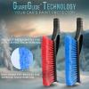 imageEcoNour 27quot Aluminum Car Snow Scraper and Brush  Weaved Bristle Head with Metal Body Ice Scraper for Car Windshield  Tough Show Shovel with Ergonomic Foam Grip Winter AccessoryOrange  Red  Blue