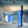 imageEcoNour 27quot Aluminum Snow Brush with Ice Scrapers for Car Windshield and Window  Car Snow Scraper and Brush with Ergonomic Foam Grip Winter Accessories Orange Red Green 3 PackOrange  Pink  Green  Blue