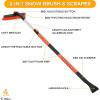 imageEcoNour 447quot 3 in 1 Snow Brush for SUV 360 Pivoting Extendable Long Snow Brush for Car Snow and Ice Scrapers for Windshield with Ergonomic Foam Grip for Car Truck SUV Winter Car Accessories53