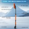 imageEcoNour 447quot 3 in 1 Snow Brush for SUV 360 Pivoting Extendable Long Snow Brush for Car Snow and Ice Scrapers for Windshield with Ergonomic Foam Grip for Car Truck SUV Winter Car Accessories447