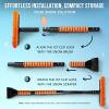 imageEcoNour 447quot 3 in 1 Snow Brush for SUV 360 Pivoting Extendable Long Snow Brush for Car Snow and Ice Scrapers for Windshield with Ergonomic Foam Grip for Car Truck SUV Winter Car Accessories447
