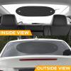 imageEcoNour Back Window Sun Shade for Car  Rear Window Shade with 99 Sun Protection from UV and Heat  Sun Shade for Car Window Baby Offers Complete Coverage for Rear Windshield  Medium 39quotx19quotSmall