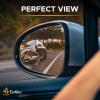 imageEcoNour Blind Spot Car Mirror 2 Pack  Wide Angle for 3x Larger View  Universal Car Rear View Mirror with Rain Guard  Side Blind Spot with Adjustable Stick for Cars SUVs and TrucksCircle